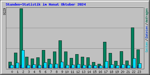Stunden-Statistik im Monat Oktober 2024